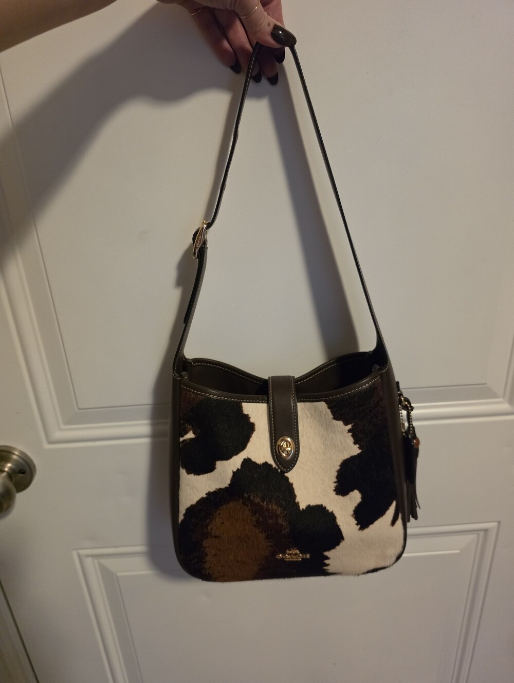 Coach Hadley Cowhide Crossbody Shoulder Bag